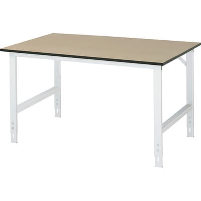 Arbeitstisch mdf BxTxH 1500x1000x760-1080mm - RAU
