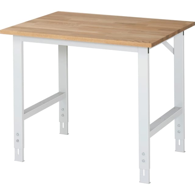 Arbeitstisch Buche BxTxH 1000x800x760-1080mm - RAU