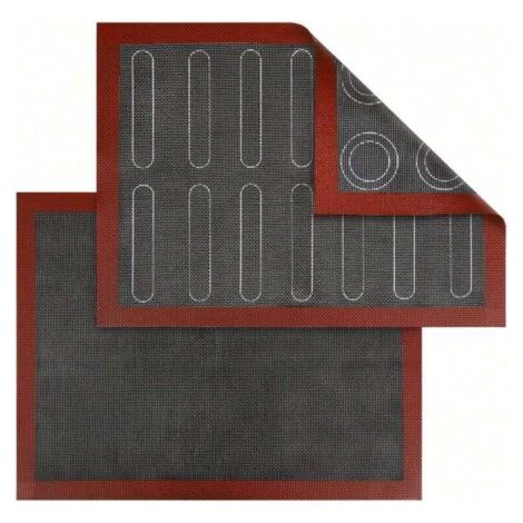2er-pack Mikroperforierte Silikon-ofenmatte, Doppelseitig Antihaftbeschichtet, Hitzebeständig Und Wiederverwendbar Für Macaron, Souffles, Pizza (40 X 30 Cm)