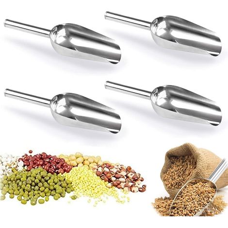 Ein Ensemble Aus Vier Küchenutensilien Aus Rostfreiem Stahl: Eine Küchenmaschine Zum Abkühlen Und Eine Küchenmaschine Für Lebensmittel.