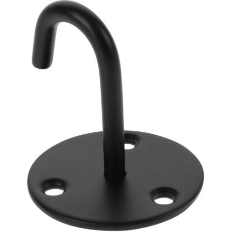 Schwarzer Haken, Schwarze Haken Zum Aufhängen, Robuste Haken, Deckenhaken, Deckenhaken Zum Aufhängen Von Pflanzen, Edelstahl