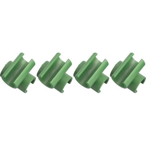 50 Stück Kunststoff-gartenpflanzen-spalierverbinder Für Gartenrahmen Mit Fester Stange (16 Mm)