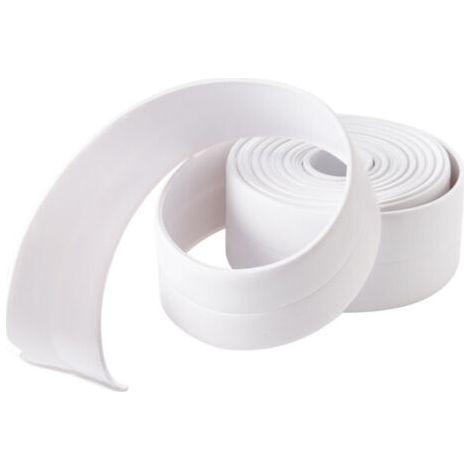 Weiße Silikon-badezimmerdichtung, Badewannendichtung, Dichtungsband, Schimmelfest Und Wasserdicht, Weiches Klebeband, Geeignet Für Küche, Toilette, Ecke, 3,2 M, 38 Mm (1 Stück).