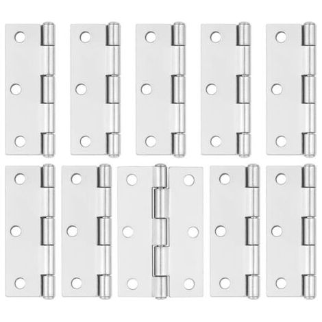 Lot Von 10 Türrahmen Aus Silber – 75 Mm (3 Zoll) – Schranktürrahmen Mit Blick Auf Innentüren Aus Holz Auf Möbeln