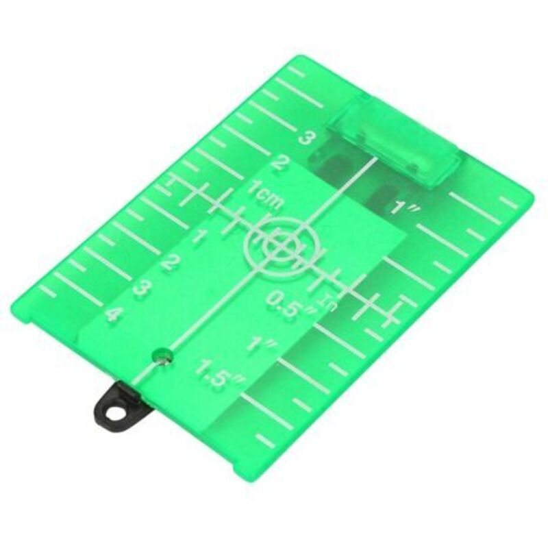 Magnetische Zielplatte, Dual-skala-laser-zielplatte Mit Fuß Für Laser-niveau-messlinie (grün)