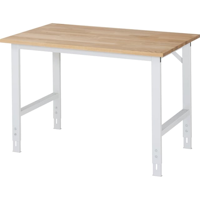 Arbeitstisch Buche BxTxH 1250x800x760-1080mm - RAU