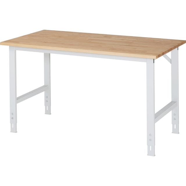 Arbeitstisch Buche BxTxH 1500x800x760-1080mm - RAU