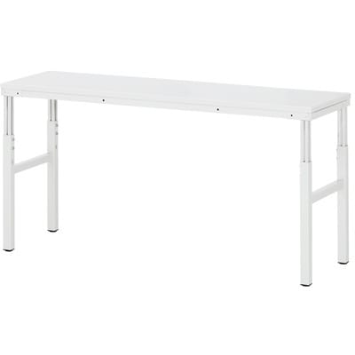 Basis-Arbeitstisch Melamin BxTxH 1800x500x650-1000mm - RAU