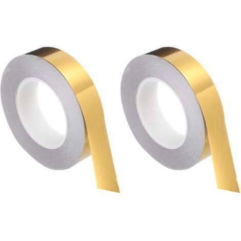 2 Rollen Selbstklebende Küchenfliesenfolie Gold, 1,5 Cm X 50 M, Wasserdichter Dichtungsstreifen Für Küchenwand