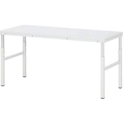 Basis-Arbeitstisch Melamin BxTxH 1800x700x650-1000mm - RAU