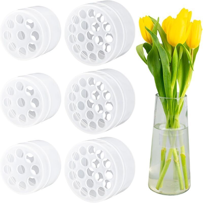 6 Stück Blumenhalter Spirale Klarer Blumenstielhalter Ikebana Vase Diy Blumenarrangement Zubehör Ikebana Twister