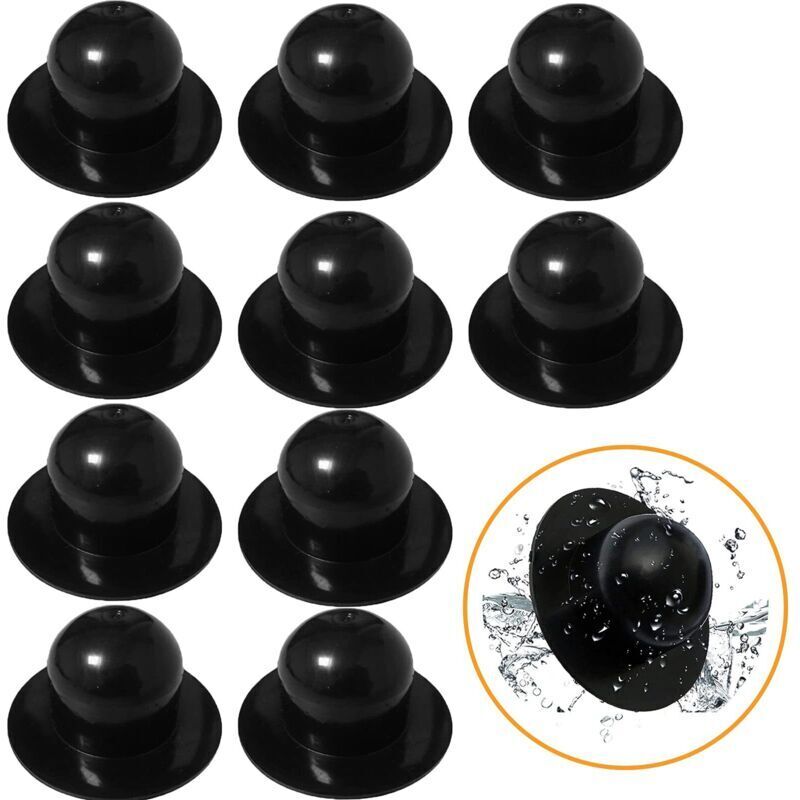 Jardin Piscine Lot De 10 Bouchons D'Étanchéité Pour Piscine - Prize Murale - Pour Accessoires De Piscine Intex - Bouchon De Rechange Pour Piscine - Bouchon (10er Pack)