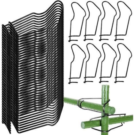 Verbindungsschnallen Für Pflanzenspalier, 50 Stück, Verbindungsschnallen Für Pflanzenspalier, Für Dach, Garten, Balkon, Gewächshaus, Pflanzenkäfige (16 Mm)