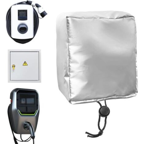 Wallbox-wetterschutz 40 X 32 X 20 Cm – Wasserdichtes Stoffdach Für Elektroauto-ladestation, Regen- Und Staubbeständig