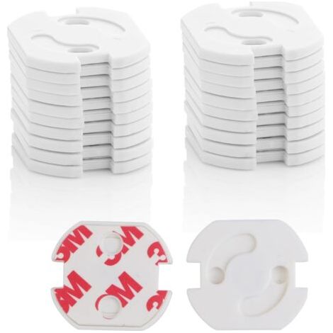 [packung X20] Baby-steckdosenabdeckung, Steckdosenabdeckung, 3m Selbstklebendes Schlüsselloses Automatiksystem, Zum Schutz Der Steckdose