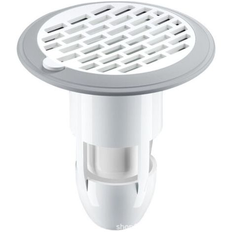 Badewannen-ablaufgitter 37 X 75 Mm, Rundes Haarsieb, Geruchshemmender Siphon Für Dusche Und Boden. Praktisch Und Wiederverwendbar