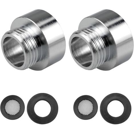 Chrom-wasserhahnadapter 3/4" X 1/2" Für Brauseschläuche Und Reduzierdüsen.