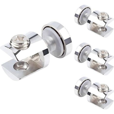 Teile Glasregalhalterungen, Glasklemmen, Zylindrische Glasklemmhalterungen, Verstellbare Glashalterung Für 5–10 Mm Glas