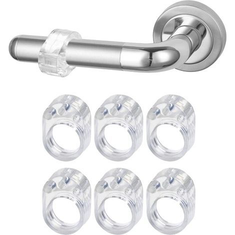 Türgriffstopper, 6er-pack Pvc-türgriffstopper, Transparente Türstopper Zum Schutz Von Wänden Und Zur Vermeidung Von Schäden – Rapanda