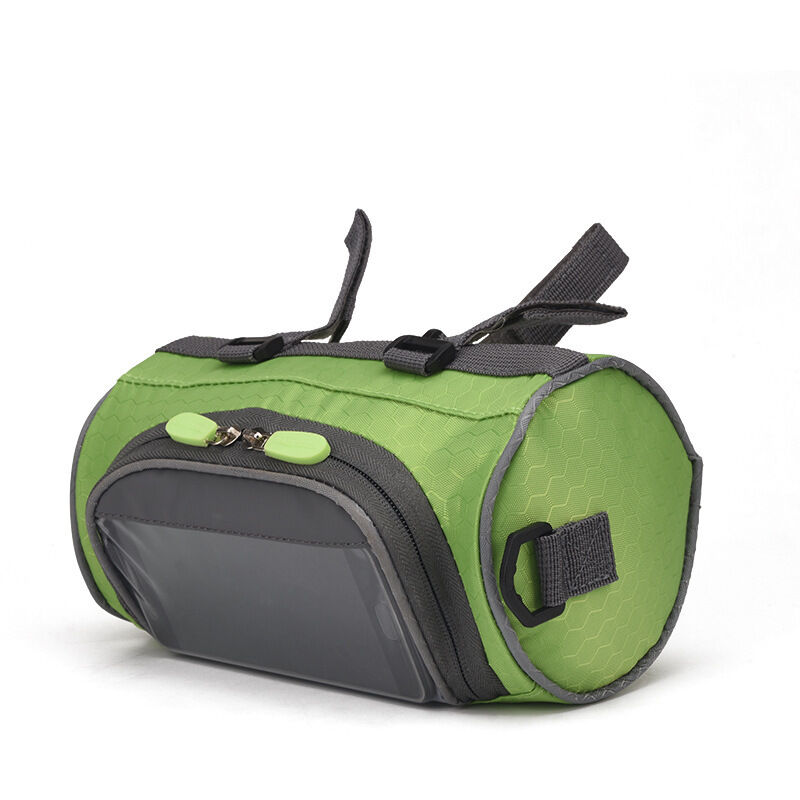 Grüne Tasche Mit Großem Fassungsvermögen, Faltbar Und Wasserdicht, Ideal Zum Mountainbiken Und Für Mobiltelefone –