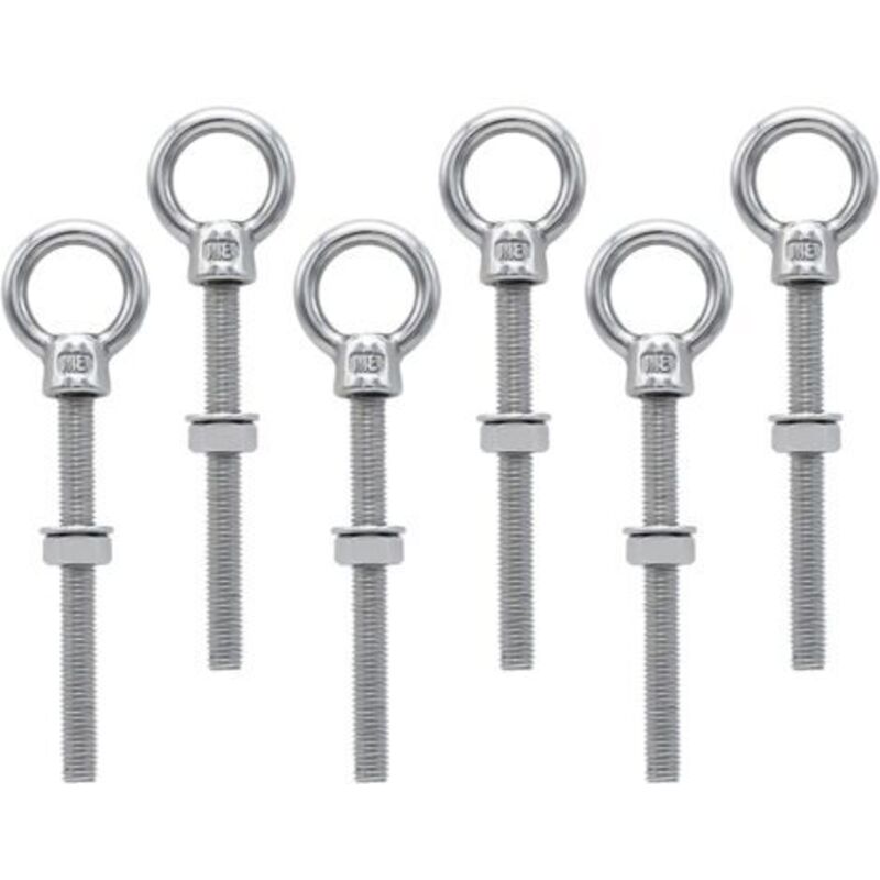 Ölschrauben M8 X 80 Mm – Rostfreier Edelstahl 304 – Langes Filet Zur Sicheren Fixierung – Los Mit 6 Stück