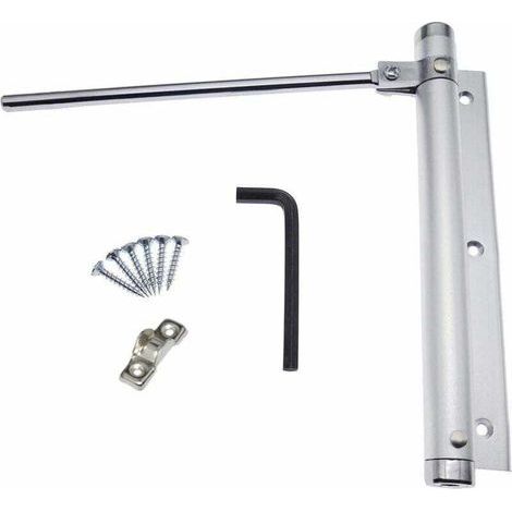 Federtürschließer, Türschließer Aus Aluminiumlegierung, Verstellbare, Oberflächenmontierte Automatische Schließvorrichtung, 45 Kg (1 Stück)