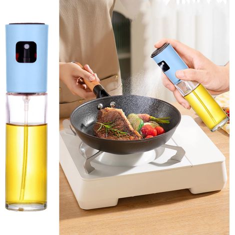 Flacon Pulvérisateur D'Huile De 100 Ml Plaqué Oder Pour Cuisine, Salat, Friture, Barbecue