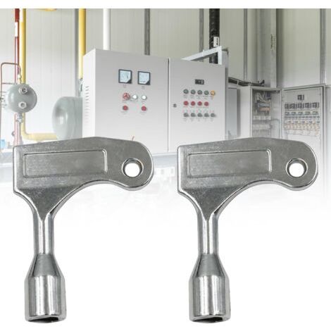 Dreiecksschlüssel, Dreiecksschlüssel, 2 Stück Feuerwehrschlüssel, Dreiecksschlüssel, Aufzugsdreiecksschlüssel, Aufzugsschlüssel, Dreieckshauptschlüssel, Geeignet Für Aufzüge, Heizkörper Usw