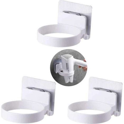 3er-pack Saugnapfhalter, Kunststoff-wandhalterung, Hinterlässt Keine Spuren, Wasserdicht, Selbstklebend, Nicht Erforderlich