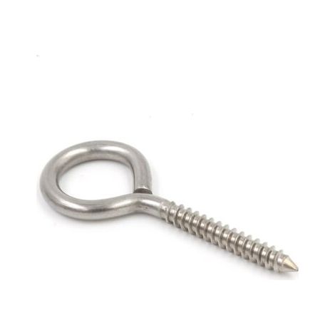 M5 65 304 Edelstahl Selbstringschraube Schafring Runder Augenschraubenring 10stk