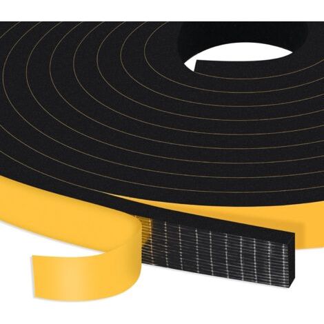 12 Mm (l) X 6 Mm (h), Je 2 M, 4 Rollen, Insgesamt 8 M (l). Türfensterdichtung, Verstärkte Selbstklebende Schaumstoffdichtung Für Die Vordertür, Neopren-dichtungsstreifen