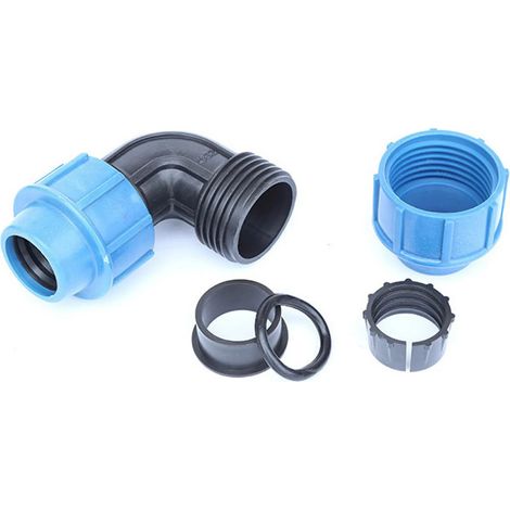 Männliche Polyethylen-schnellverschluss-winkelverschraubungen, Wassersparende Bewässerungs-winkelstücke, Tropfbewässerungs-winkelstücke (25 X 1/2 Winkelstücke)