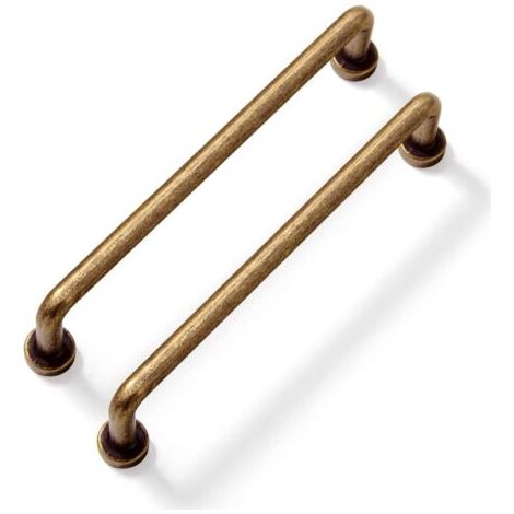 Küchengriffe Aus Antikem Messing (2er-set) – Mittenabstand: 160 Mm – Vintage-stil