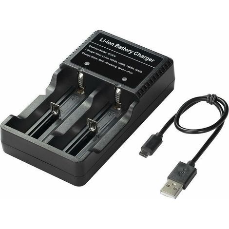 Laden Sie Ihre Batterie Überall Auf 18650 Batterieladegerät Für 3,7 V 18650 14500 16340 26650 Batterien, Batterie Ist Nicht Im Lieferumfang Enthalten Lo-ron