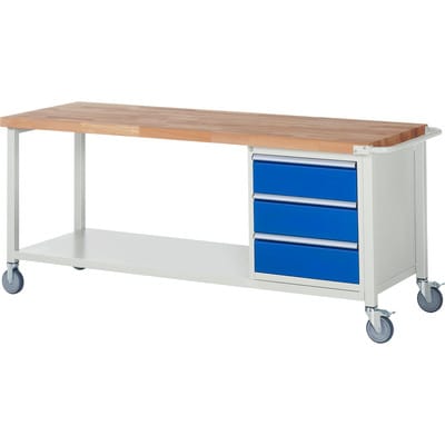 Fahrbare Werkbank Modell 8157 BxTxH 2000x700x880mm - RAU