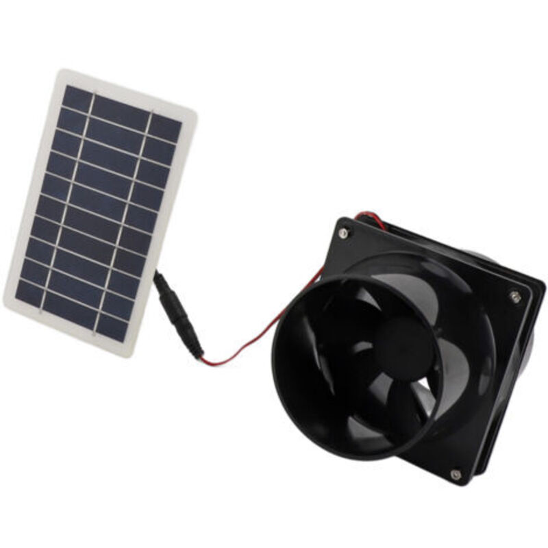 Solar-außenventilator, 10 W, 12 V, Für Rundes Haus, Abs-solardach, Ventilator-set Für Haustiere, Hühner, Wohnmobile, Wohnmobile