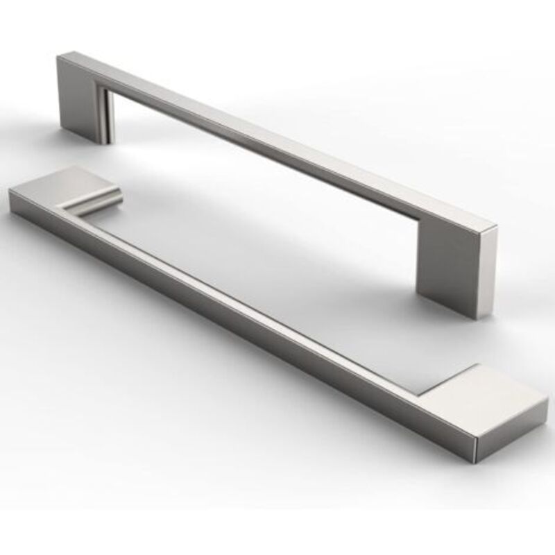 Möbelgriffe Aus Gebürstetem Edelstahl – 5-teiliges Set Für Schubladen, Schränke Und Küchen (silber, Lochabstand 160 Mm)