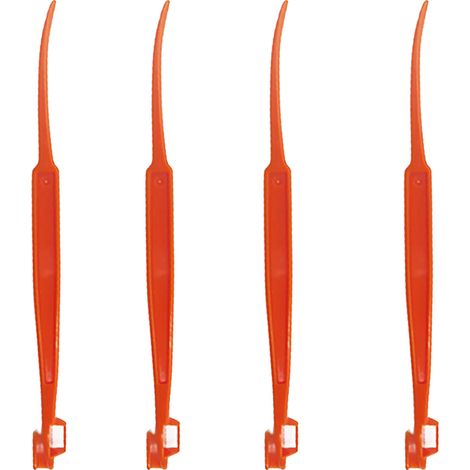 4set Orangenschäler Aus Kunststoff – Öffnen Sie Leicht Die Schale Von Zitrusfrüchten. – Küchenzubehör