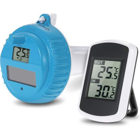 Thermomètre De Piscine Flottant À Énergie Solaire - Thermomètre De Spa Flottant Numérique Sans Fil