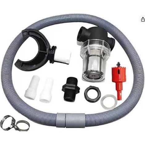 Wasserauffangbehälter, Wasserauffangbehälter, Auffangbehälter Mit Filter, Auffangbehälter Für Wasseraufbereiter, Schläuche Aus Pvc, Abflussauffangbehälter (100 Mm)