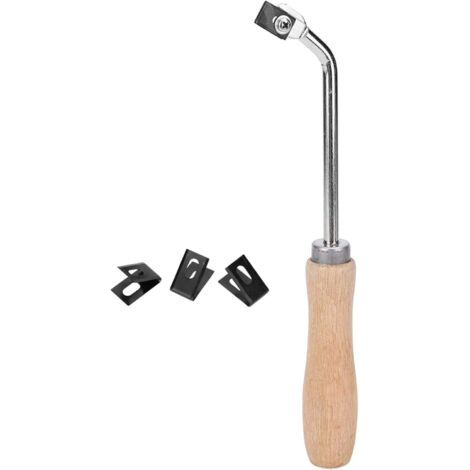 Pvc-bodenschweißnuthobel, Spargelhobel, Vinylbodenschweißnutmesser, Stahlschlitzmesser Für Pvc-kunststoffböden (22 Cm)
