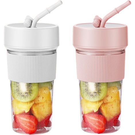 Tragbare Tasse-presse-agrumes – Schnelles Backen Von Eis In 30 Sekunden – Aufladbarer Obst- Und Gemüsemixer Über Usb – Mini-presse-agrumes Ohne Fassungsvermögen Von 350 Ml (inkl. Beutel)