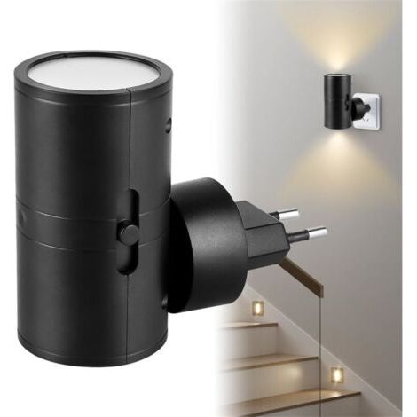 Plug-in-wandleuchte Mit Sensor, Dimmbar, Geeignet Für Flure, Schlafzimmer, Treppen Und Andere Räume.