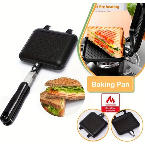 Sandwich-mischung Aus Antihaftbeschichtetem Aluminium, Doppelseitige Sandwich-mischung, Küchenutensilien, Backwaren