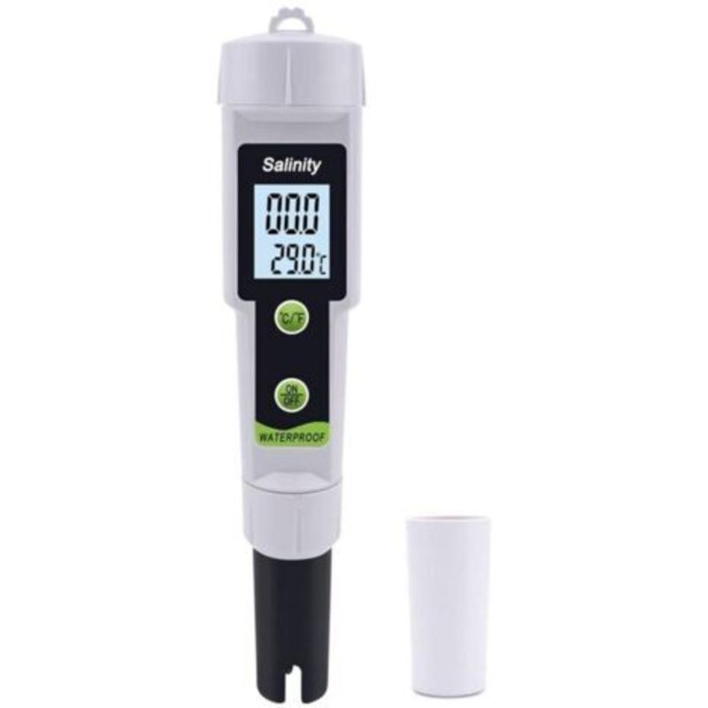 Pr Testeur De Salinité 0-199.9 Ppt Testeur De Sel Pour Piscine Compteur De Sel De Piscine Testeur Salinité Piscine De Type Stylo Numérique Für Les Tests De Salinité De L'Eau De Mer/de L'Eau Salée