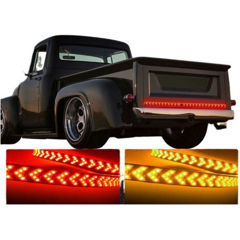 Barre Lumineuse De Porte Arrière Pour Camion Mit Feux Stop Rouge Clignotants Et De Recul
