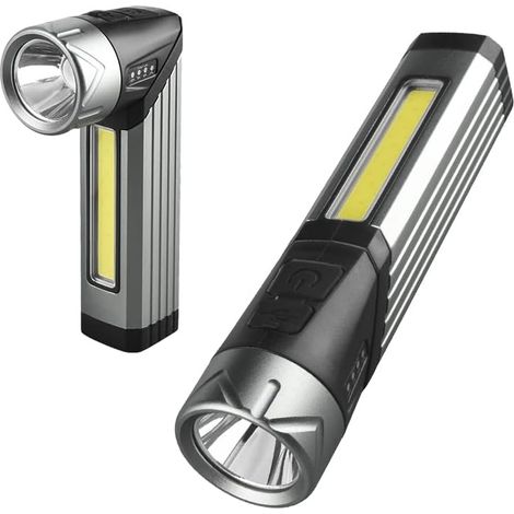 Aufladbare Lampen Mag Lampes D'Urgence, Lampe À 90 Grad, Clip Sur La Lumière Cob Lumière De Travail [klasse Énergétique C]