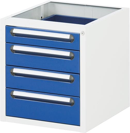 Schubladenschrank E-3-4 Arbeitstisch e BxTxH 490x600x545 mm - RAU
