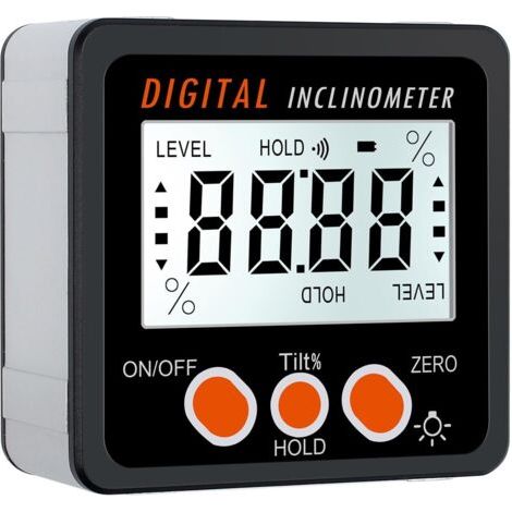 Numerischer Neigungswinkel Magnetischer Winkelmesser 490°etanche Ip54 Berichterstatter Für Numerisches Display-display Mit Pile Und Tournevis Für Präzises Holz-reparatur-automobil