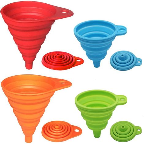 Ensemble Aus Küchenschränken (4 Teile), Verschiedenen Größen, Küchenutensilien Und Küchenzubehör, Flexiblen Küchenschränken Aus Silikon.
